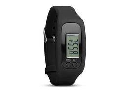 Clock Stepcounter KM/Mile (Black)
