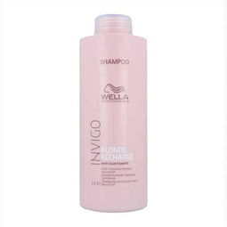Shampoo voor blond of grijs haar Invigo Blonde Recharge Wella 6394 (1000 ml)