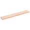 Wandschap 200x30x4 cm onbehandeld massief eikenhout