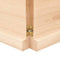 Wandschap 200x30x4 cm onbehandeld massief eikenhout