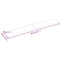 Wandschap 200x30x4 cm onbehandeld massief eikenhout