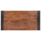 Eettafel 120x60x76 cm massief ruw mangohout