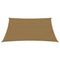 Zonnezeil 160 g/m 4x5 m HDPE taupe