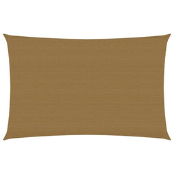 Zonnezeil 160 g/m 4x6 m HDPE taupe