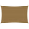 Zonnezeil 160 g/m 4x6 m HDPE taupe