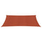 Zonnezeil 160 g/m 6x8 m HDPE terracottakleurig