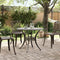 Tuintafel 90x75 cm gietaluminium bronskleurig