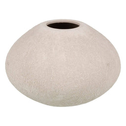 Vaas Crème Keramisch Zand 24 x 24 x 17 cm