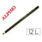 Houtskoolpotloden Alpino LE010012 Zwart