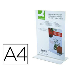 Toonbankdisplay Q-Connect KF04174 A4 Blauw Plastic