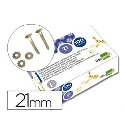 Fastener Liderpapel FS04 Metaal 21 mm 100 Stuks