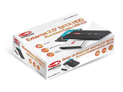 Reekin External 2.5'' SATA HDD Aluminium Case, USB 2.0 (Black)