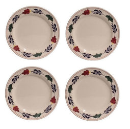 Boerenbont ontbijtborden Ø 21cm - set van 4 Stuks