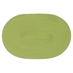 Unique Living - Placemat Daisy 45x30 cm oval nile green