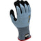 Werkhandschoenen JUBA K-Rock Zwart Blauw Tactiel Vezel Nitril Maat 6