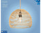 Lumineo - Hanglamp wicker LED warm wit II