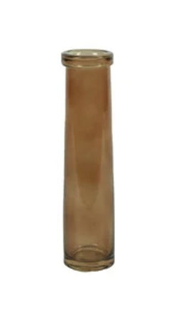 Decostar - Vaas missy glas l7b7h28cm bruin