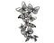 Decoris - Muurdeco mtl l71.7b0.2h40.5cm zwrt Decoris Garden Furniture