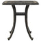 Tuintafel 53x53x53 cm gietaluminium bronskleurig