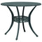 Tuintafel 90x75 cm gietaluminium groen