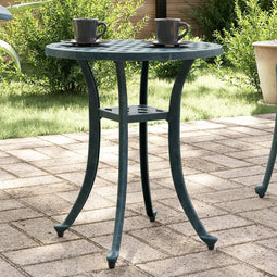 Tuintafel 48x53 cm gietaluminium groen