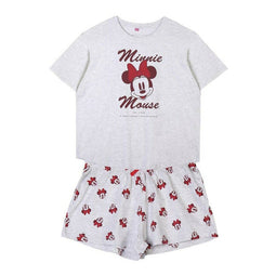 Pyjama Minnie Mouse Grijs Vrouw Maat M