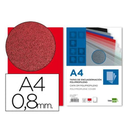 Set deksels Liderpapel TE13 Plastic Rood (50 Stuks)