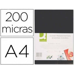 Set deksels Q-Connect KF26808 Plastic (100 Stuks)