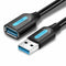 Verlengkabel USB Vention CBHBG 1,5 m Zwart