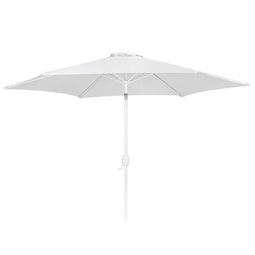 Parasoll Alba 350 cm Aluminium Wit