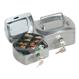 Kluis Q-Connect KF03316 Grijs Aluminium 152 x 115 x 80 mm