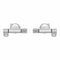 Scharnier Roca Dama Senso / Giralda ai0002100r Toilet 2 Stuks