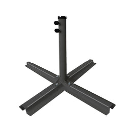 Voet voor Parasol 90 x 90 x 55 cm Staal Grafiet