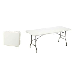 Vouwtafel Wit Grijs Polyethyleen 180 x 70 x 74 cm
