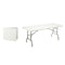 Vouwtafel Wit Grijs Polyethyleen 180 x 70 x 74 cm
