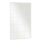 Wandspiegel Wit Metaal Kristal Venster 90 x 150 x 2 cm