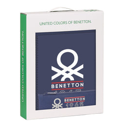 Schrijfset Benetton Varsity Grijs Marineblauw