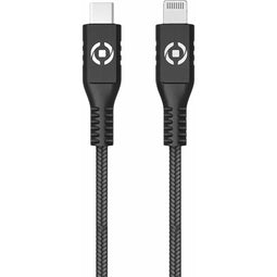 Kabel USB-C naar Lightning Celly PL2MUSBCLIGHT 2 m Zwart
