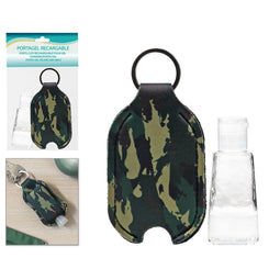 Sleutelhanger Hydro-alcoholische gel Groen Camouflage