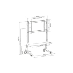 Muurbeugel ART STO SD-22 90" 45"