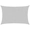 Zonnezeil 6x4 m 100% polyester oxford lichtgrijs