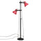 Vloerlamp 25 W E27 25x25x90/160 cm verweerd rood