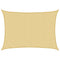 Zonnezeil 8x6 m 100% polyester oxford zandkleurig