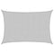 Zonnezeil 5x4 m 100% polyester oxford lichtgrijs
