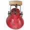 Wandlamp 25 W E27 11,5x11,5x25 cm verweerd rood