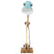 Bureaulamp 25 W E27 23x18x96 cm verweerd blauw