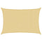Zonnezeil 4,5x3 m 100% polyester oxford zandkleurig