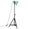 Vloerlamp 25 W E27 35x35x65/95 cm verweerd blauw