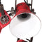 Hanglamp 25 W E27 30x30x100 cm verweerd rood