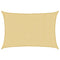 Zonnezeil 2,5x2 m 100% polyester oxford zandkleurig